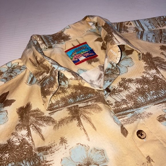 Vintage Joe Kealoha's Reyn Spooner Button Up Hawaiian short sleeve Shirt  Sz L - Picture 3 of 8